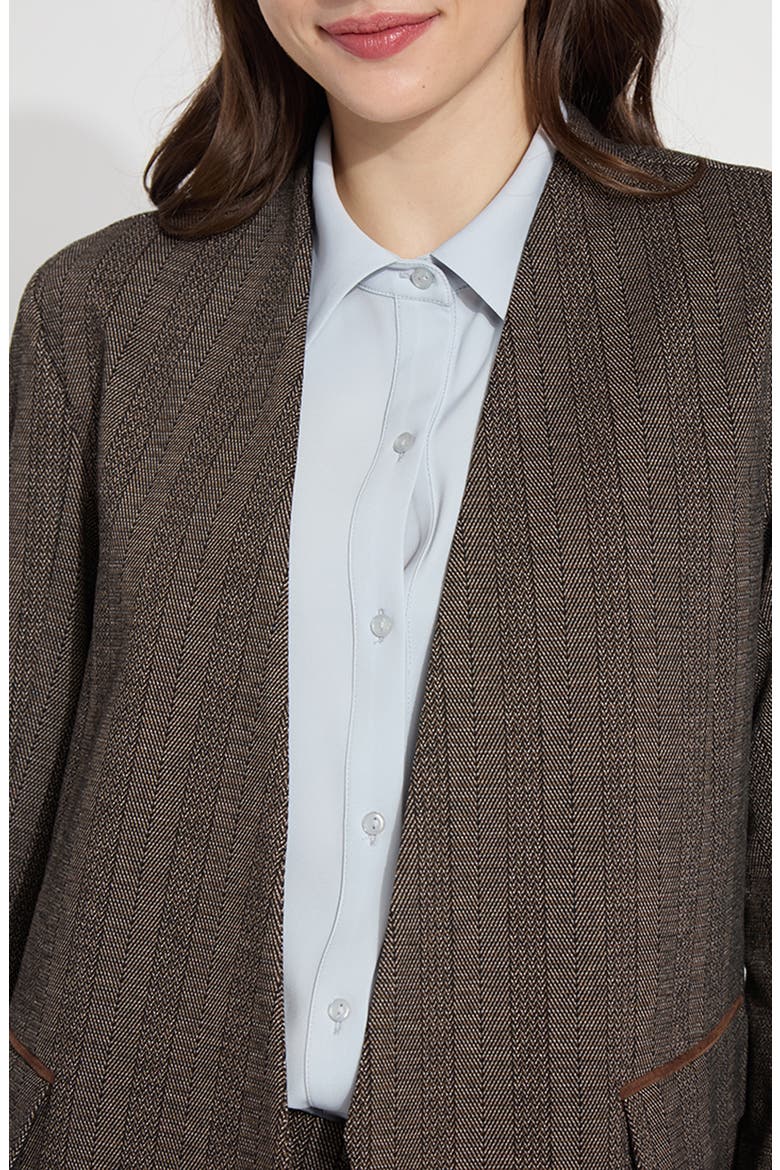 Robin Ponte Jacquard Blazer, Alternate, color, CAMBRIDGE CHEVRON