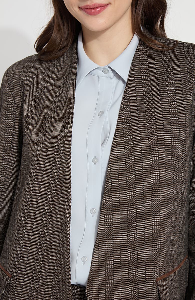 Lysse Robin Ponte Jacquard Blazer, Alternate, color, 