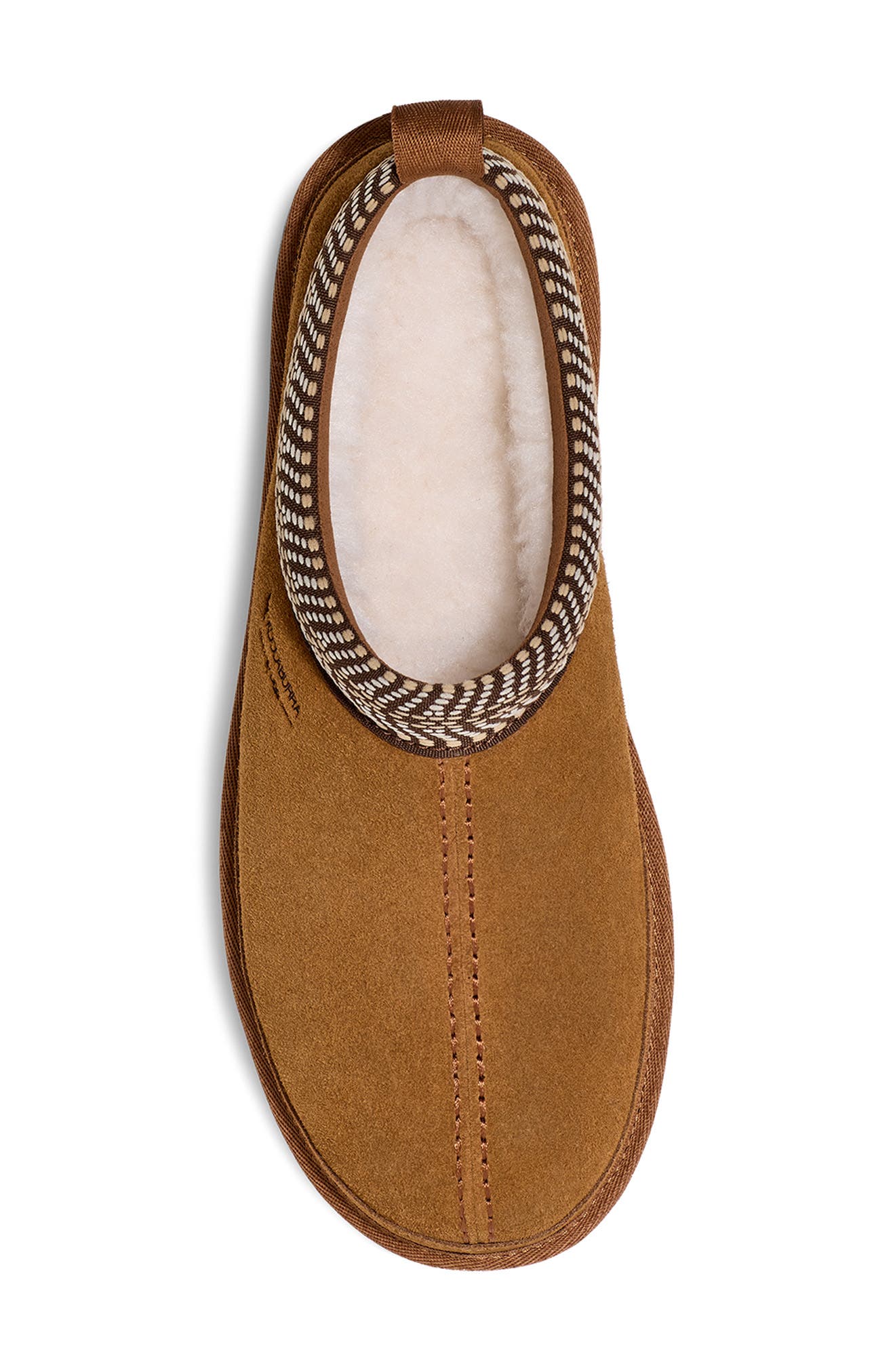 Koolaburra by UGG<sup>®</sup> Burree Faux Shearling Lined Slipper, Alternate, color, Chestnut