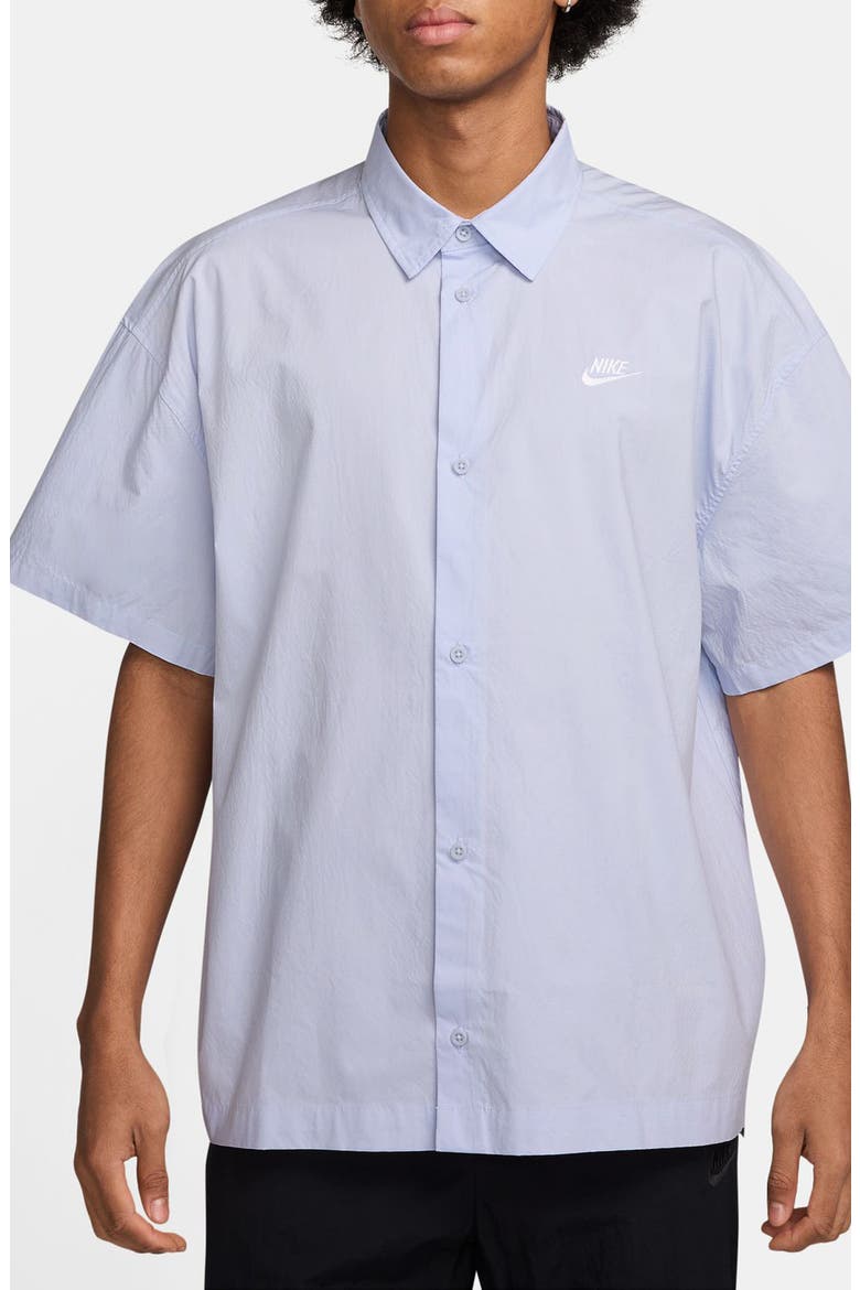 nike dress shirt Nike x Martine Rose Dress Shirt in Psychic Blue  SVRN