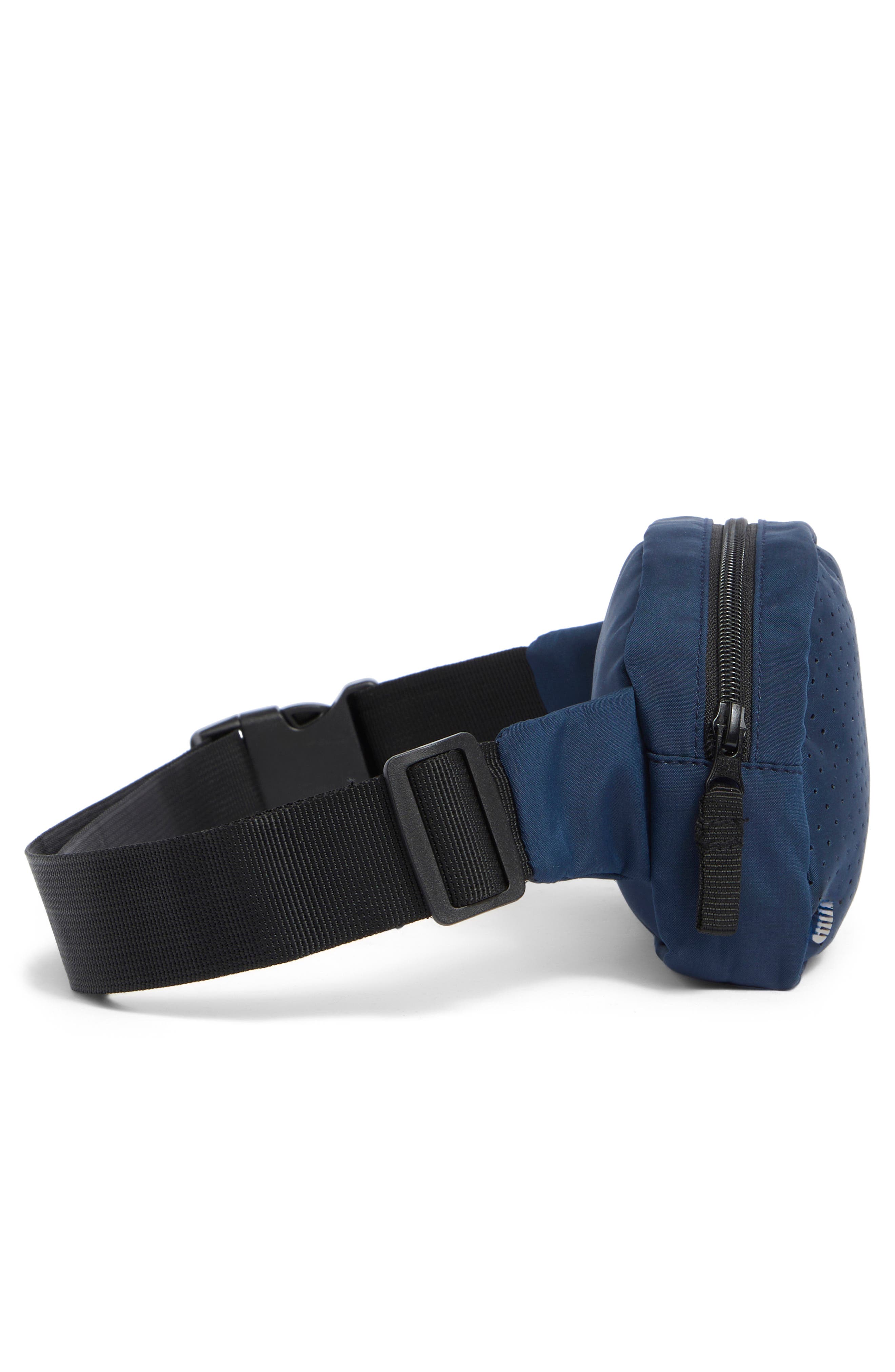 Perforated Belt Bag, Alternate, color, NAVY SAPPHIRE