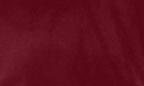 Cece Puff Shoulder Velvet Top In Burgundy