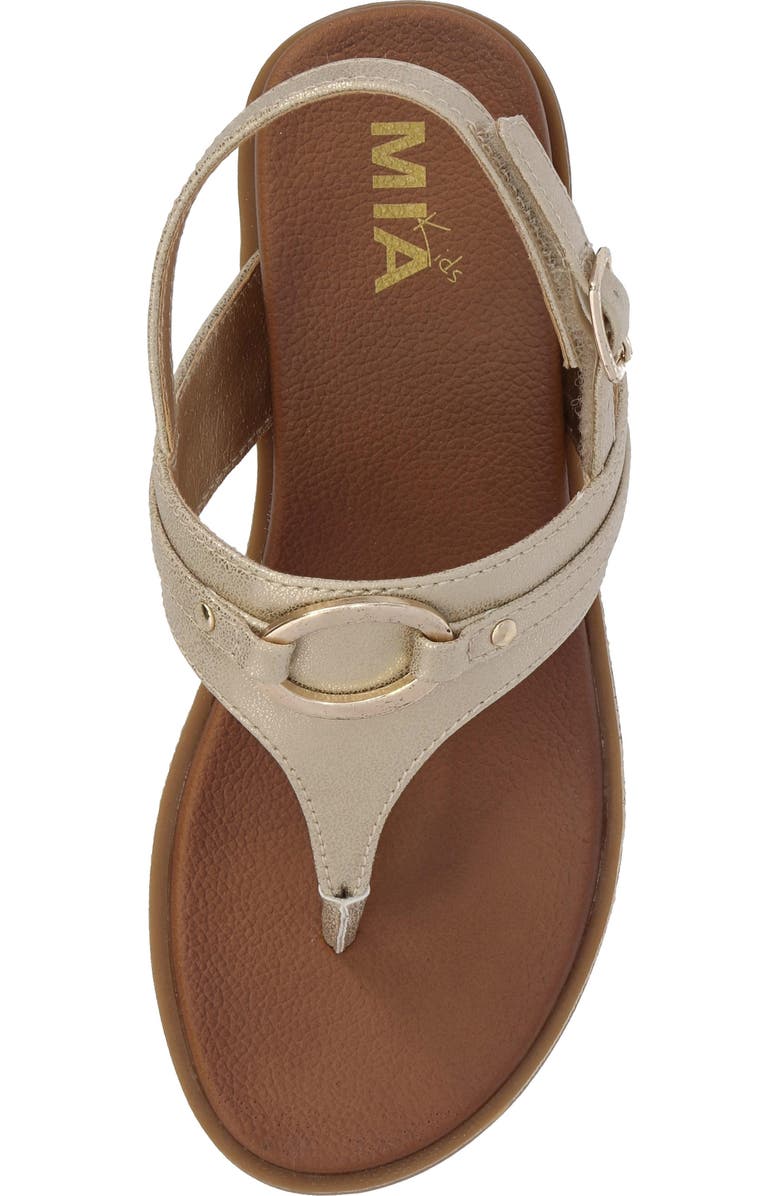 MIA Kids' Little Yenny Slingback Sandal, Alternate, color, Soft Gold