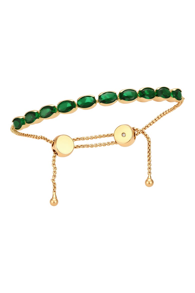 Crystal Slider Bracelet, Main, color, GOLD