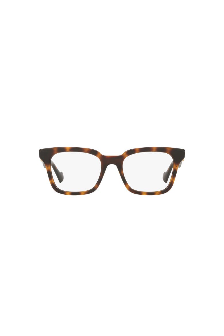 51mm Rectangle optical glasses, Alternate, color, Tortoise