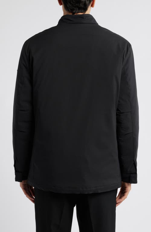 Robert Barakett Dunkley Technical Field Coat In Black