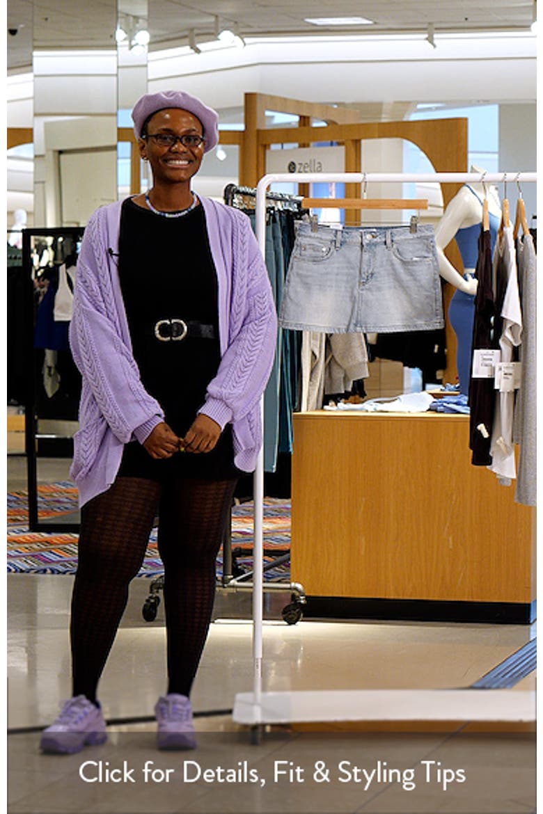 Low Rise Denim Miniskirt video
