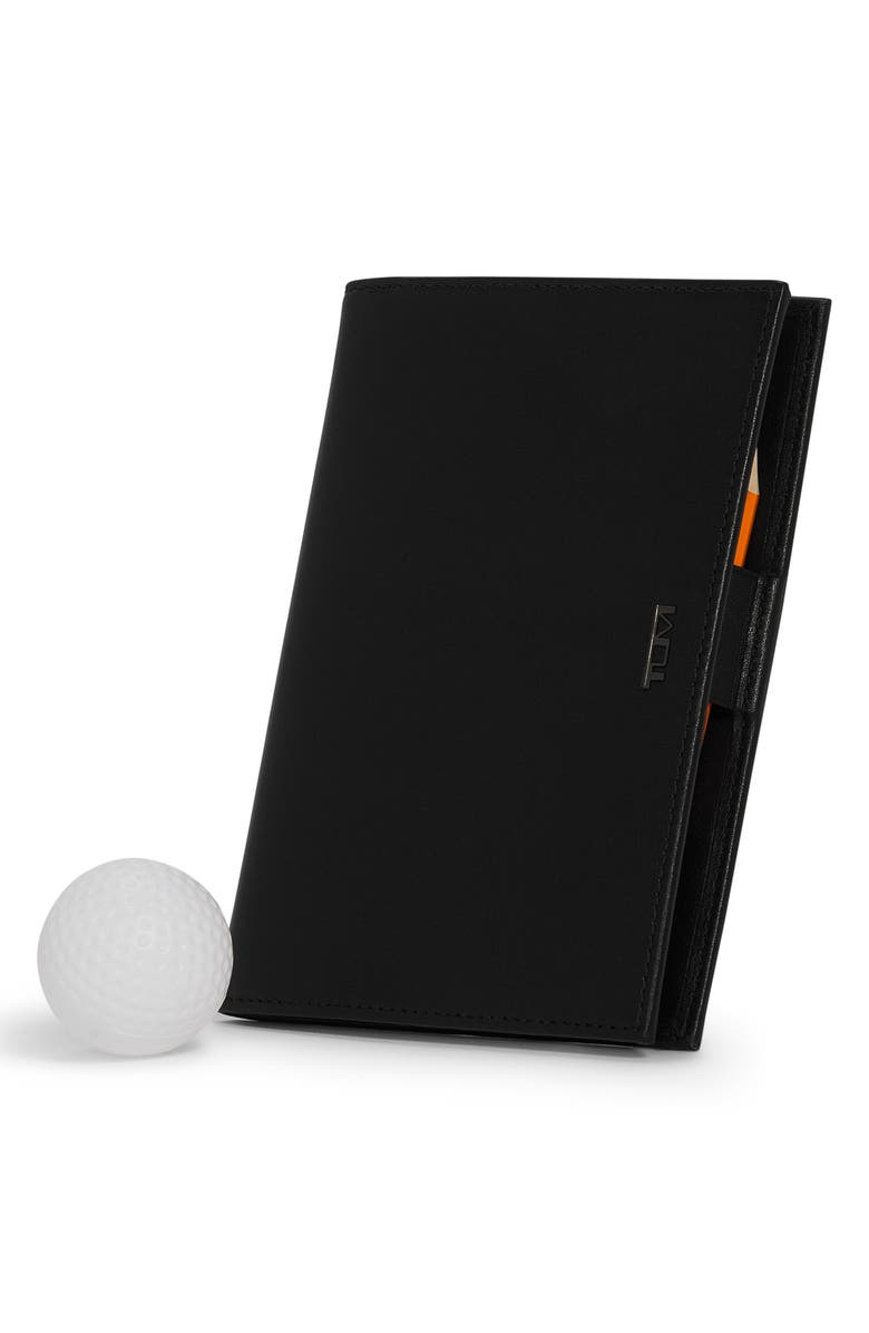 TUMI Nassau Golf Scorecard Holder, Alternate, color, Black Smooth