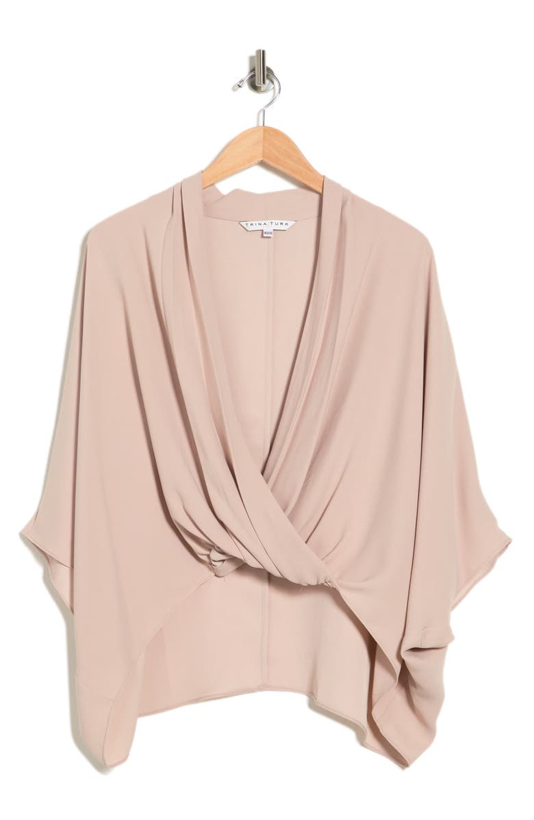 Trina Turk Concourse Surplice Neck Top, Alternate, color, 