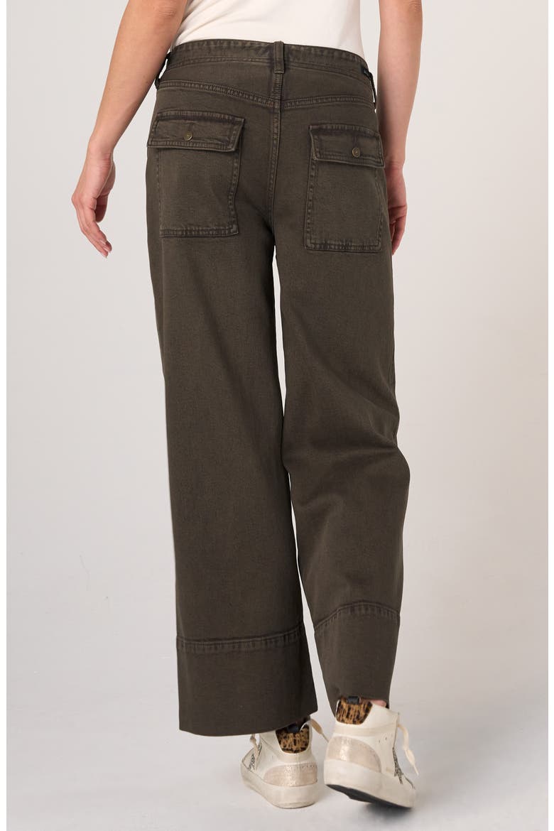 High Waist Relaxed Utility Pants, Alternate, color, MOSSWOOD