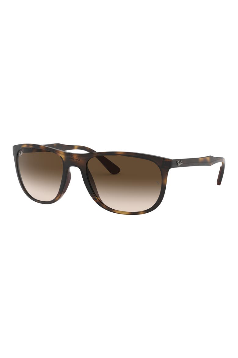 58mm Square Sunglasses, Alternate, color, HAVANA