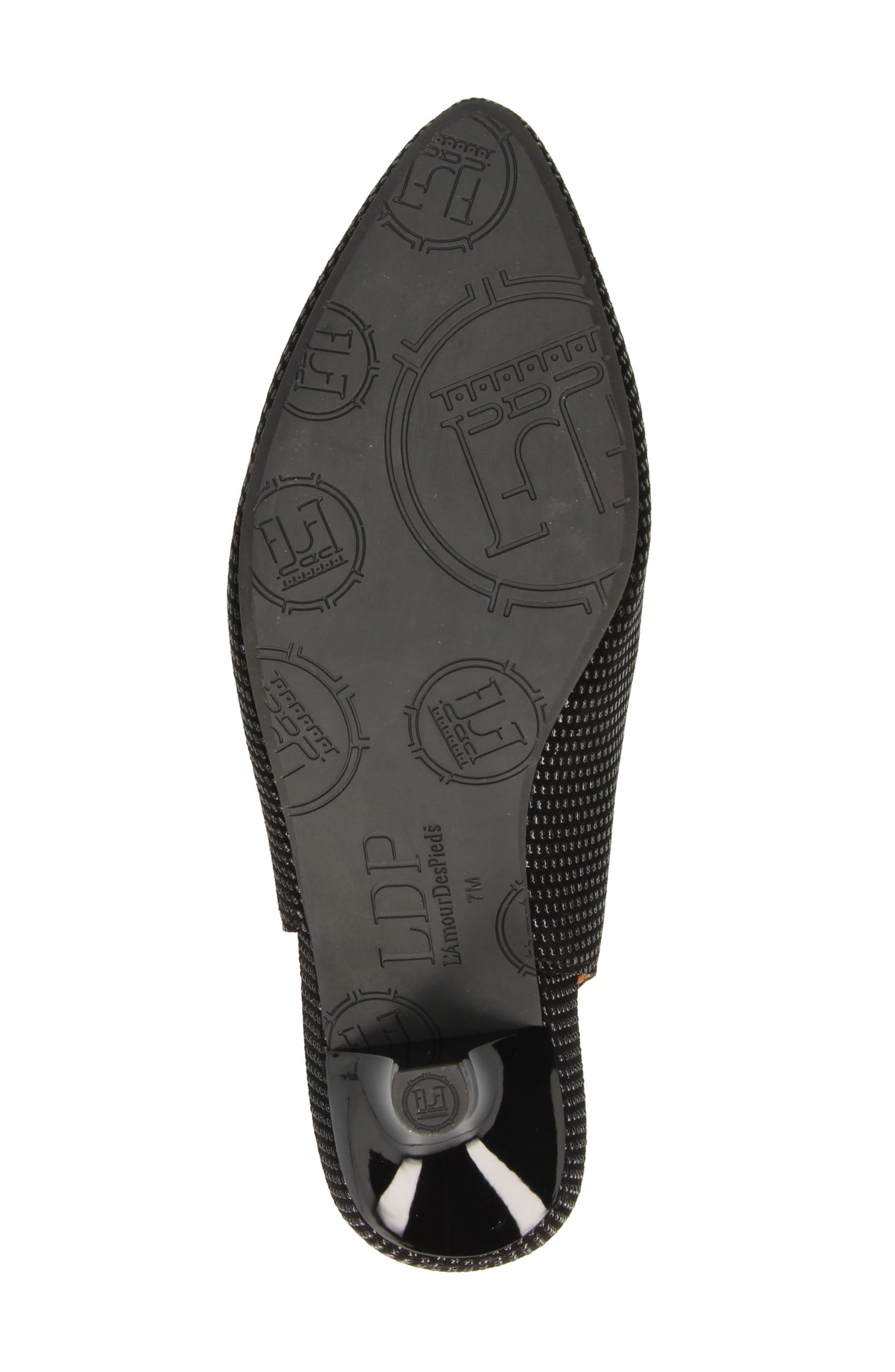 L'Amour des Pieds Hulda Kitten Heel Slingback Pump, Alternate, color, Black Raindrop