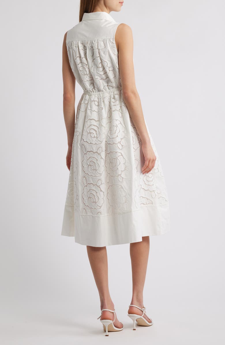 En Saison Chloe Sleeveless Midi Shirtdress, Alternate, color, 