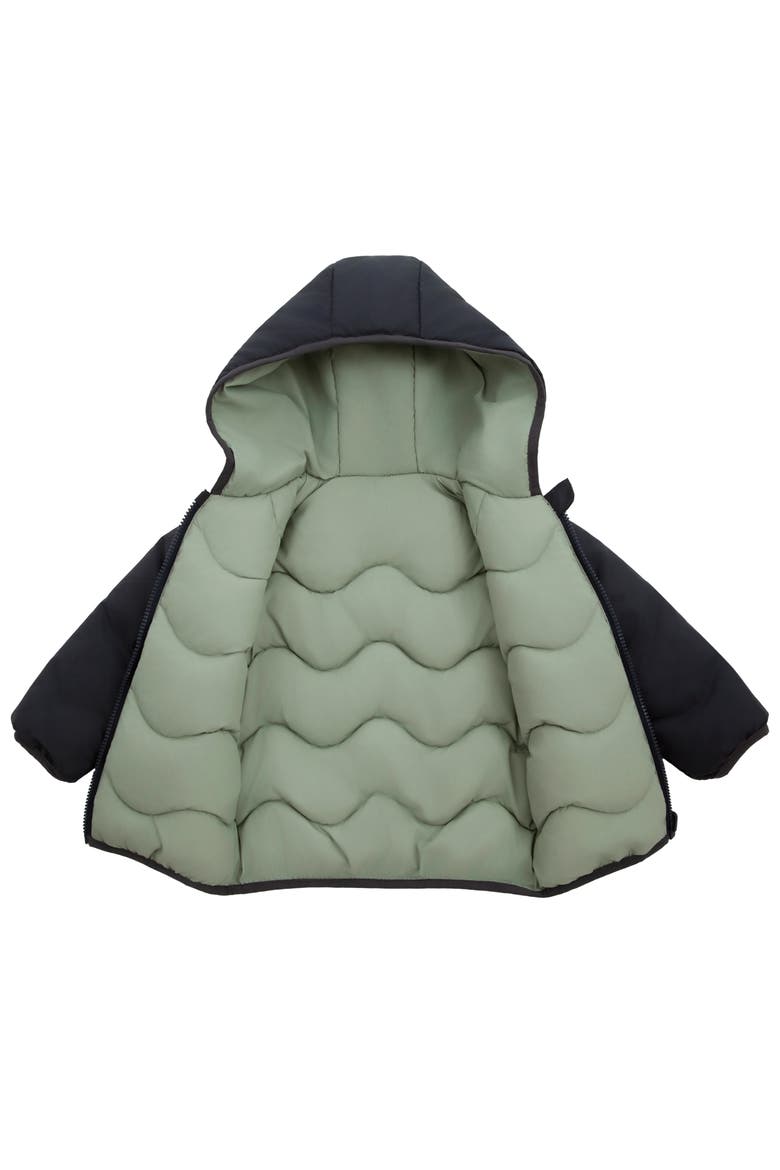 Kids' Reversible Hooded Puffer Jacket, Alternate, color, Green