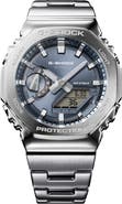 G-SHOCK G-Steel GM2110D-8A Grey Ana-Digi Bracelet Watch, 49.3mm x 44.4mm
