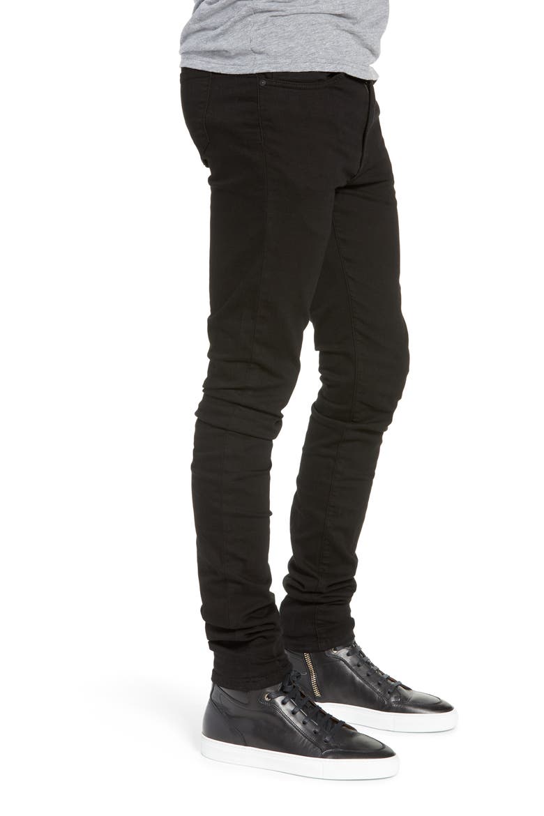 Greyson Skinny Fit Jeans, Alternate, color, NOIR