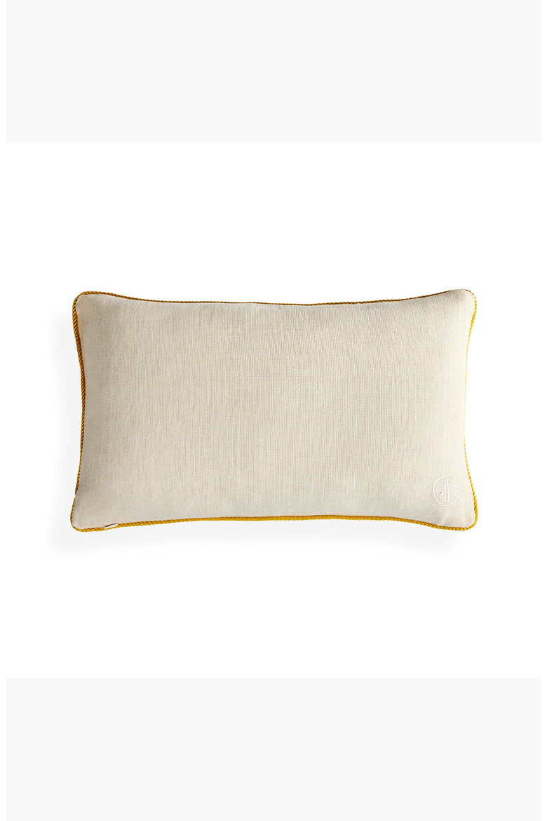 Pompidou Pillow, Alternate, color, Yellow Path