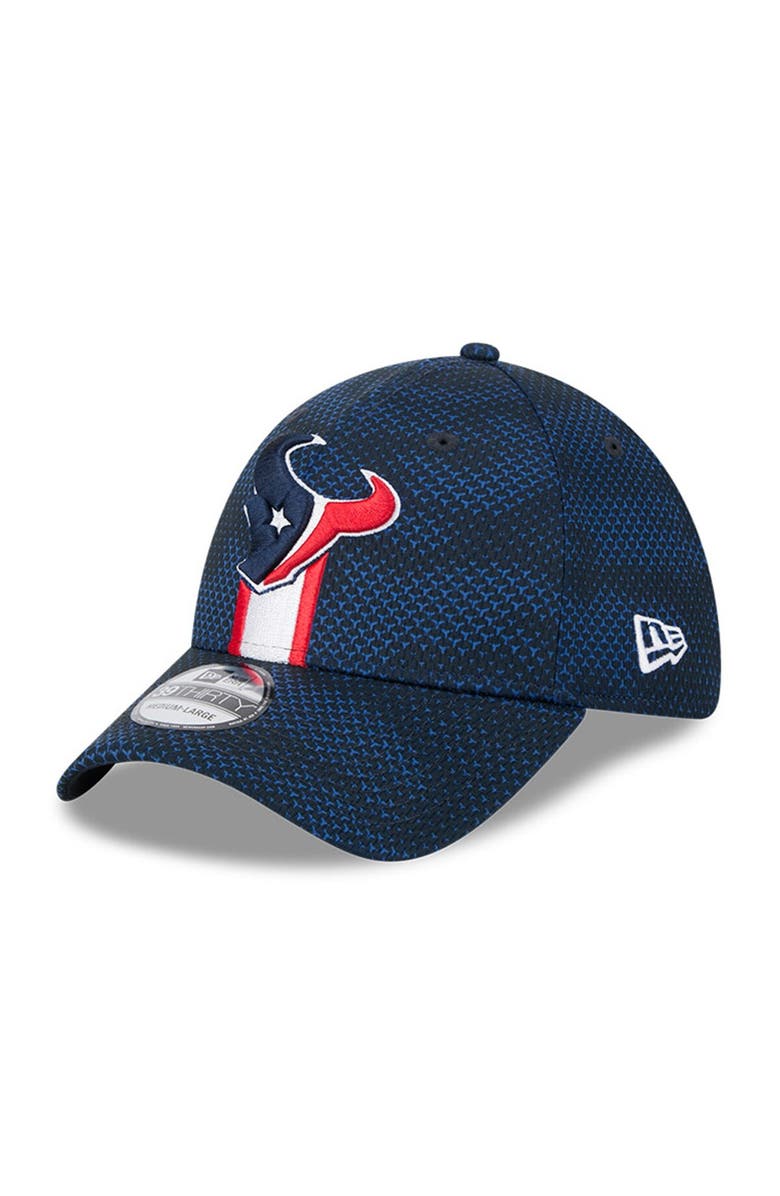 New Era Men's New Era Navy Houston Texans 2024 Sideline 39THIRTY Flex Hat, Main, color, Navy