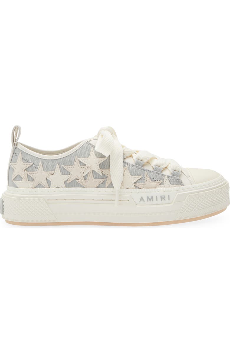 AMIRI Stars Court Low Sneaker, Alternate, color, Ash