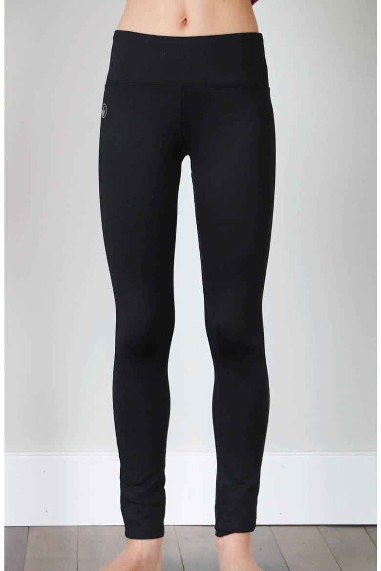 Basic Black Activewear Leggings, Alternate, color, Black