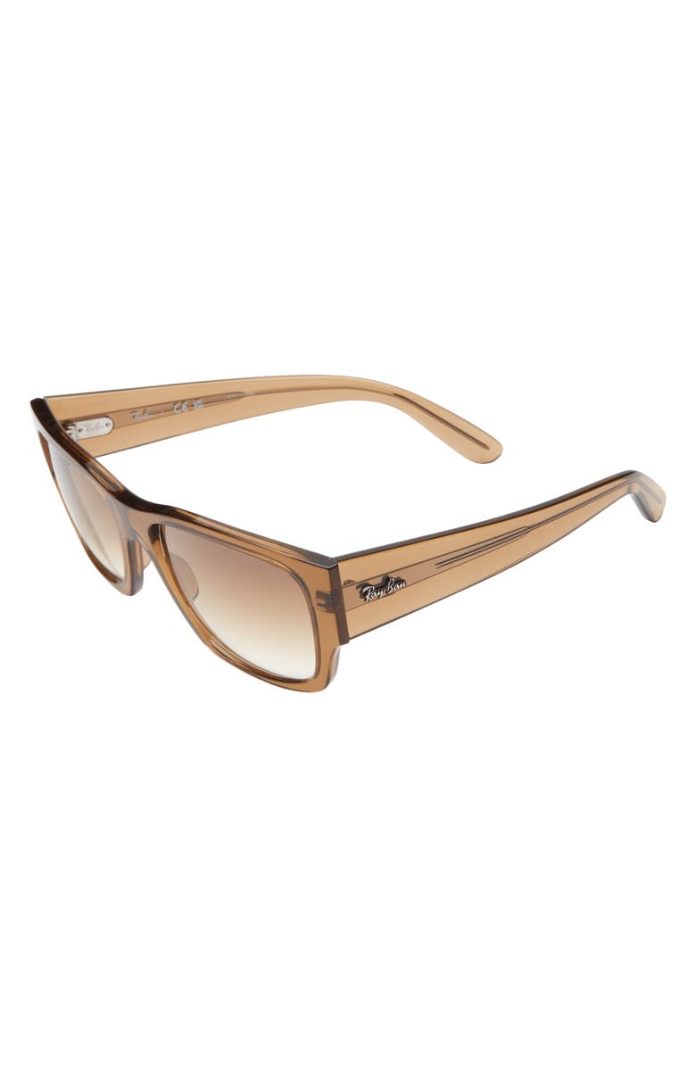 Ray-Ban Carlos 56mm Polarized Rectangular Sunglasses, Alternate, color,
