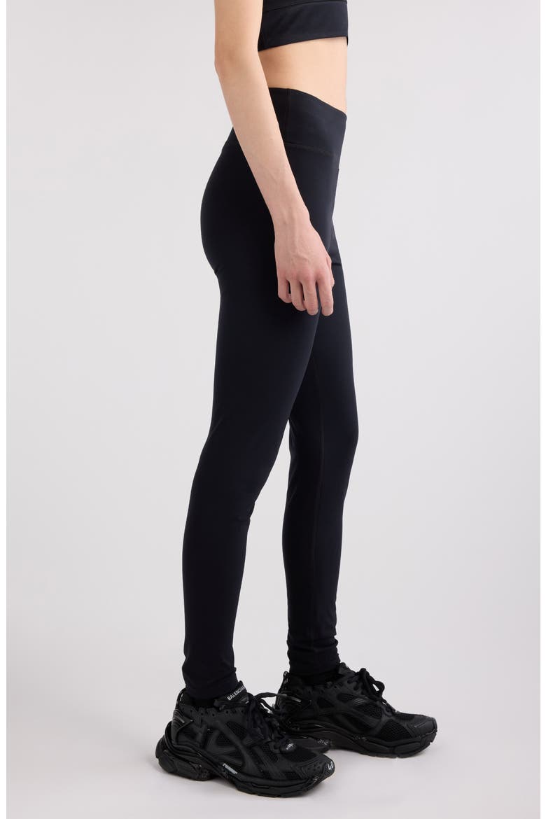 Logo Leggings, Alternate, color, 1081 BLACK/ REFLECTIVE