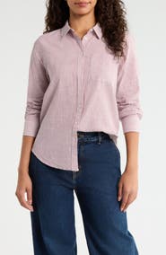 Lucky Brand Boyfriend Button-Up Shirt