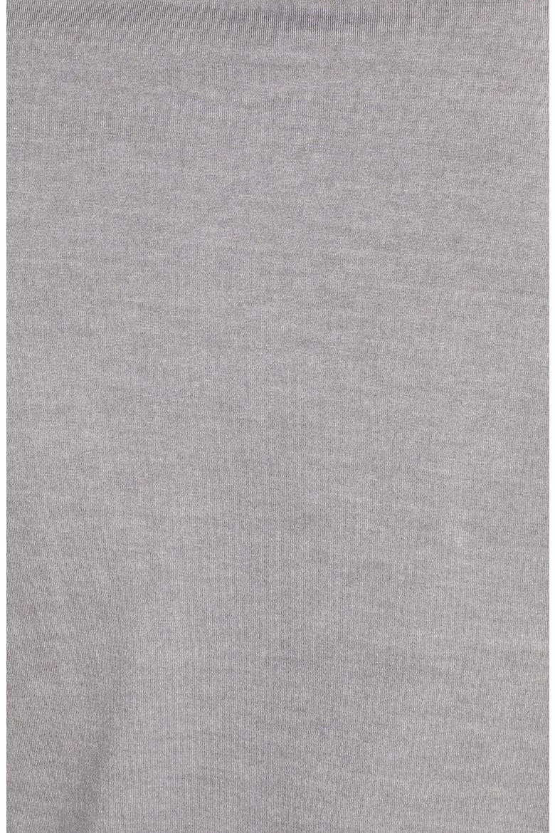 'Vacanza' Long Sleeve V-Neck T-Shirt, Alternate, color, STORM GREY
