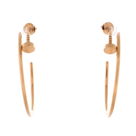 Juste un Clou Hoop Earrings 18K Rose Gold XL
