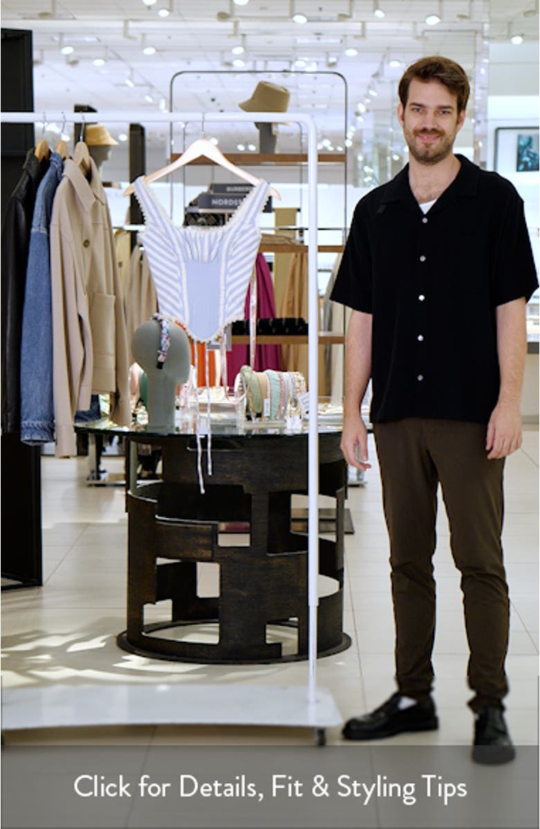 Petra Lace Trim Pintuck Corset Top, sales video thumbnail