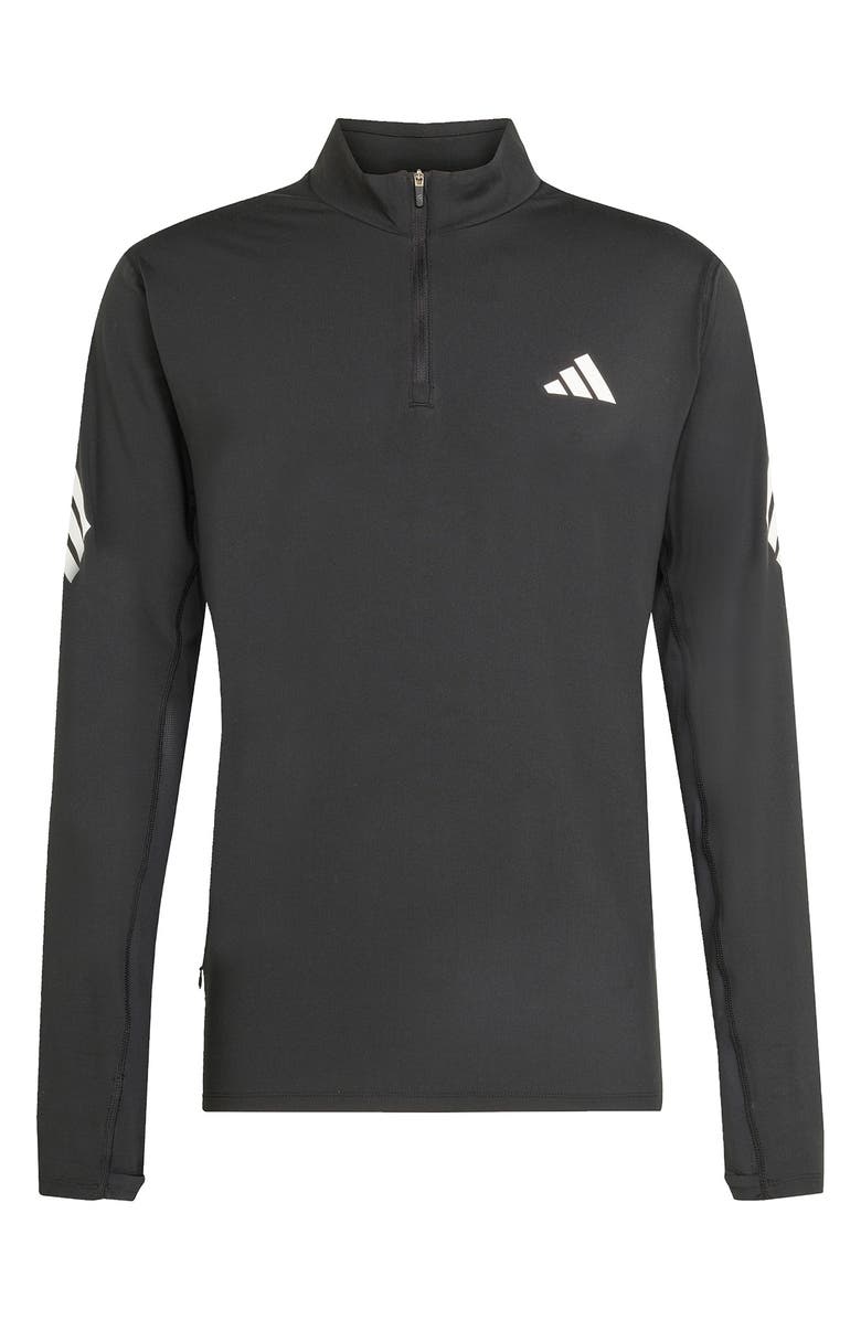 adidas ADI365 Quarter Zip Mock Neck Jacket, Alternate, color, Black