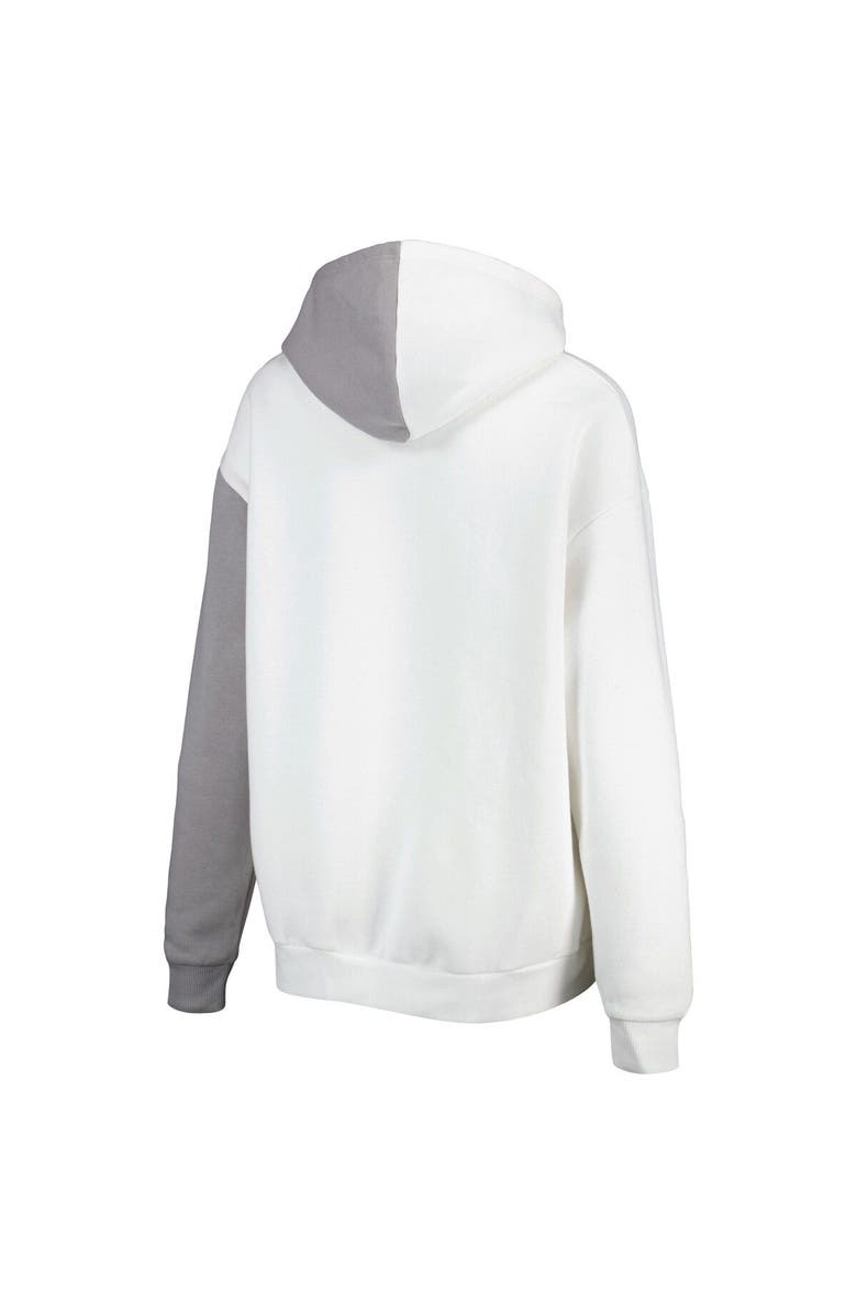 GAMEDAY COUTURE Women's Gameday Couture Gray/White North Carolina Tar Heels Split Pullover Hoodie, Alternate, color, White