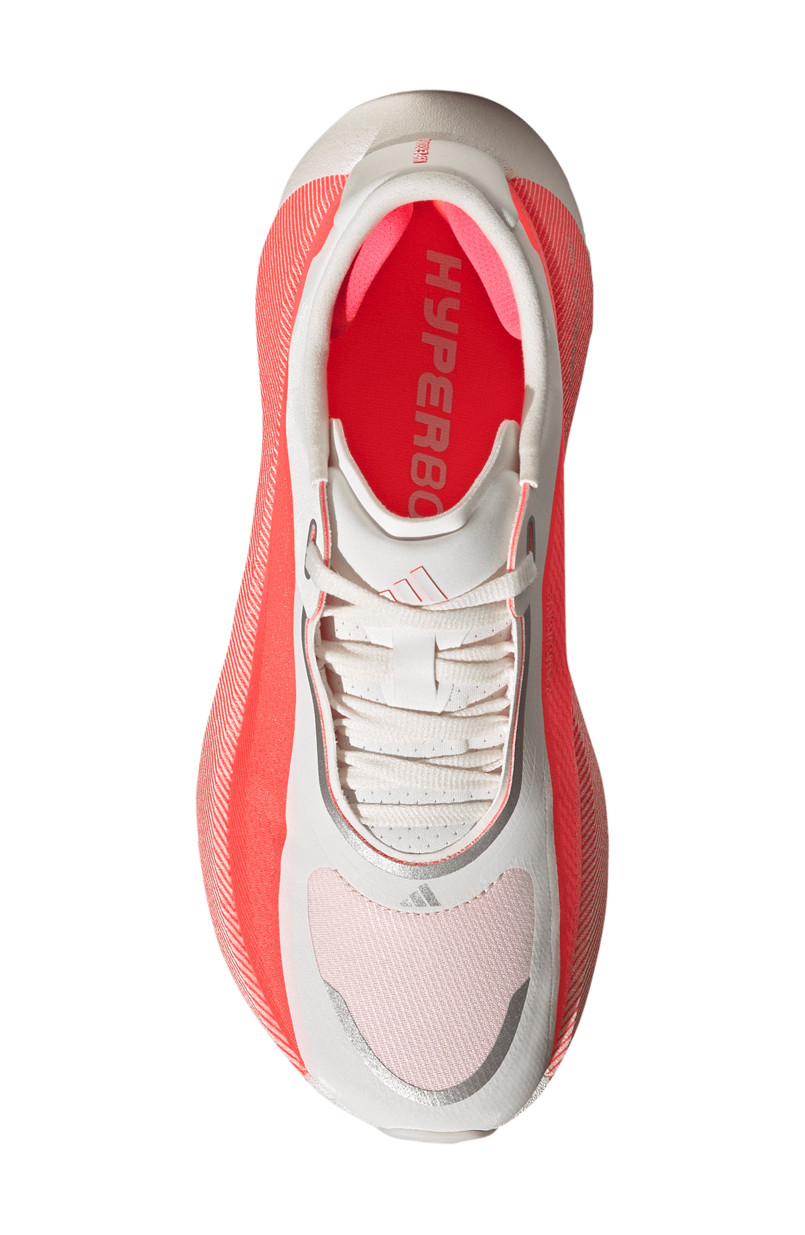 Hyperboost Edge Running Shoe, Alternate, color, HYPER WHITE/ SOLAR TURBO