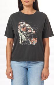 C & C California Toni Boxy Cotton Crop Tee