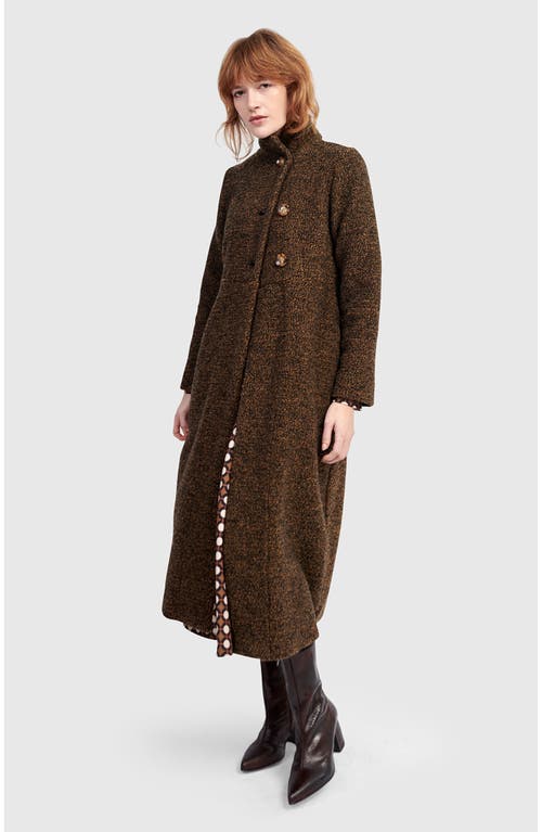 Alembika Tash Long Coat In Brown