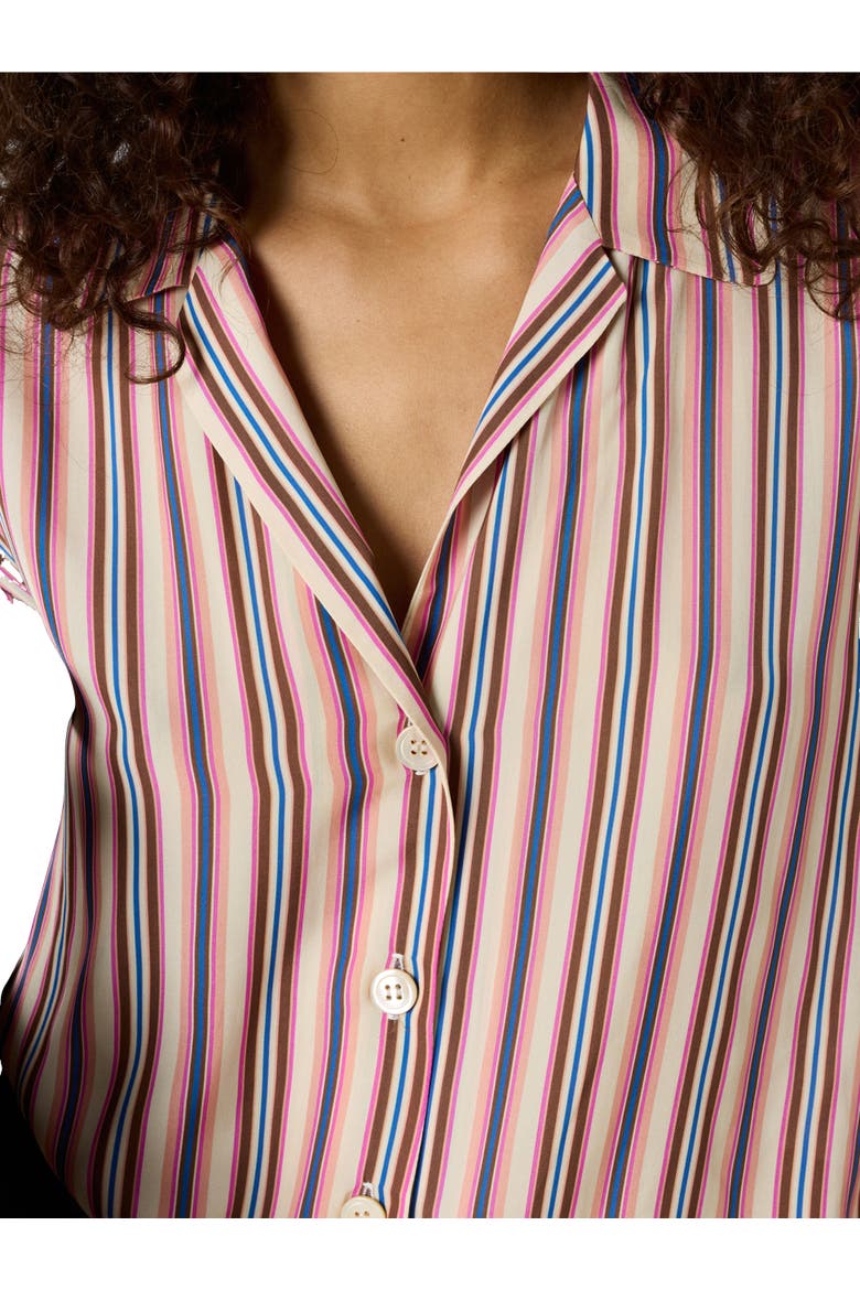 Cindya Striped Shirt, Alternate, color, Multi-colored