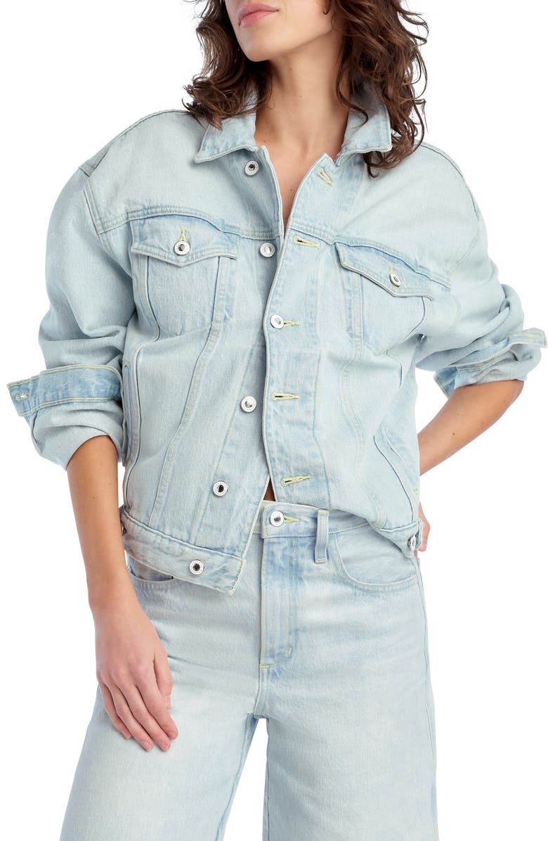 Favorite Daughter The Otto Denim Boyfriend Jacket, Main, color, Freeport