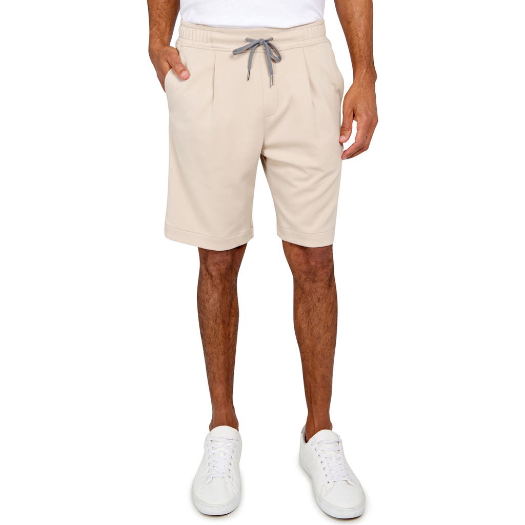 Brooklyn Brigade Solid Drawstring Shorts In Khaki