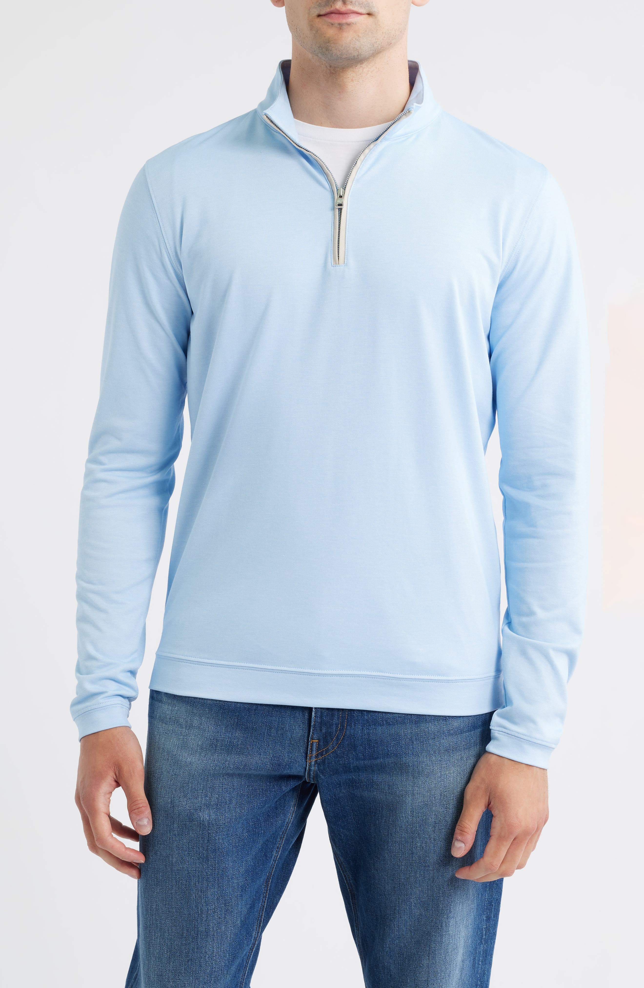 Peter Millar Crown Crafted Albatross Quarter Zip
