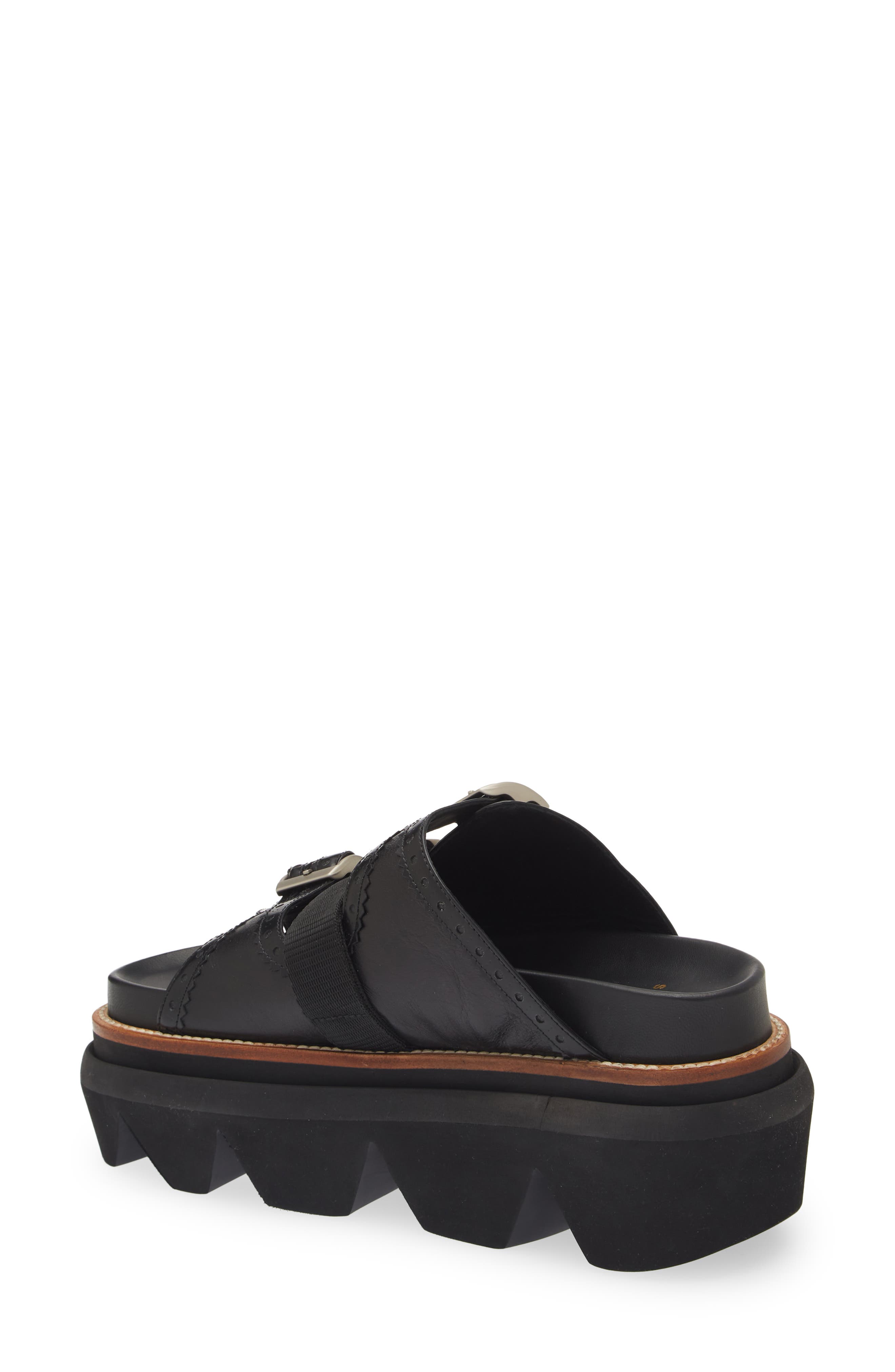 Sacai Wingtip Slide Sandal, Alternate, color, 