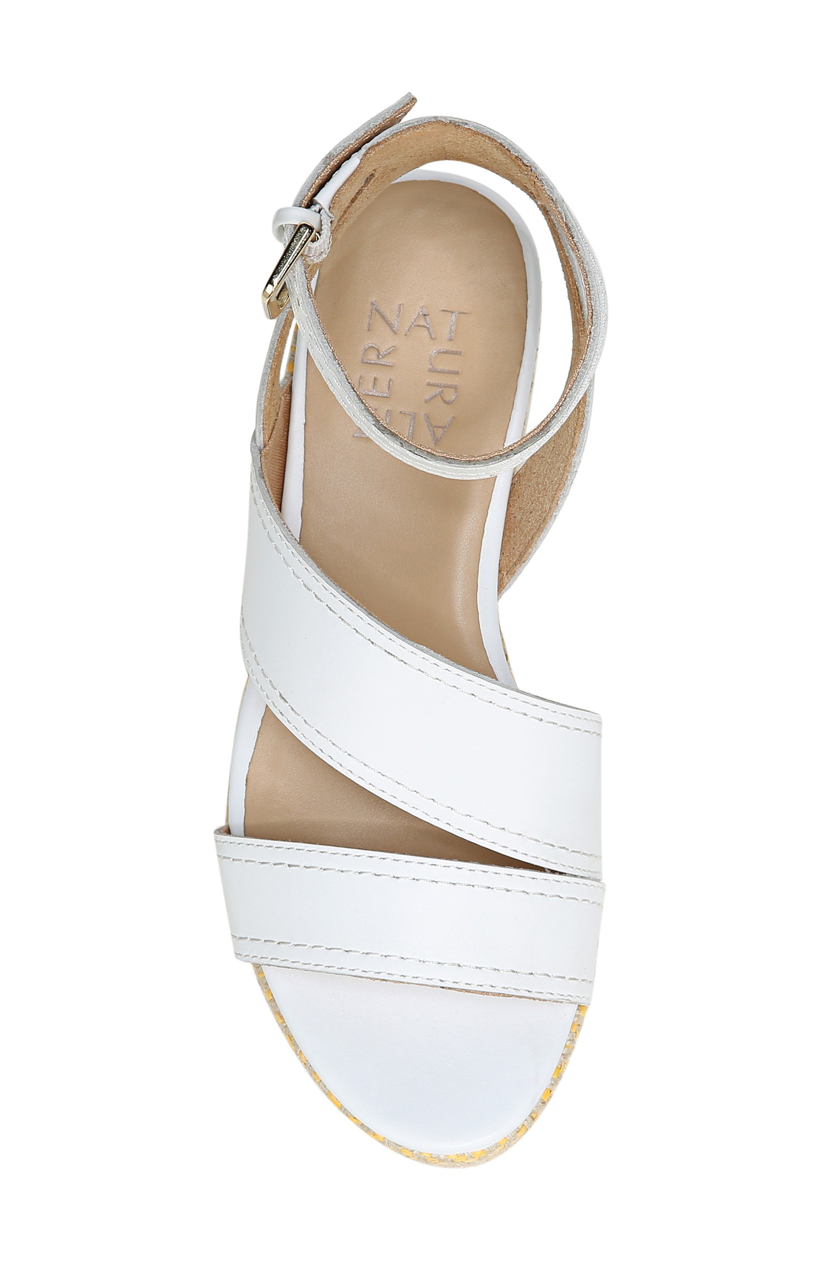 Ursa Strappy Espadrille Sandal, Alternate, color, WHITE LEATHER