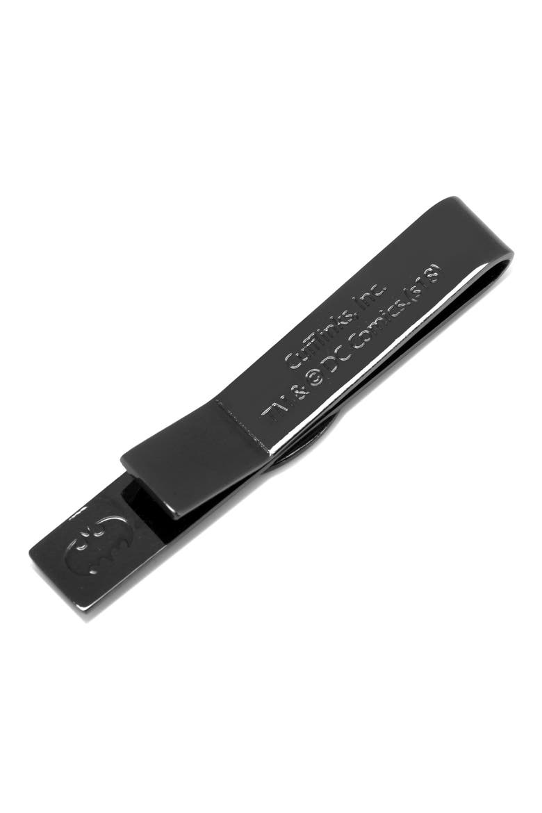 Batman Tie Bar, Alternate, color, BLACK