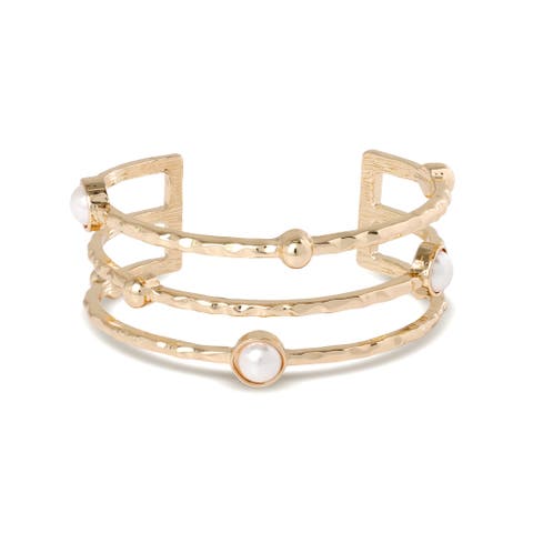 Pearls Cuff Bracelet