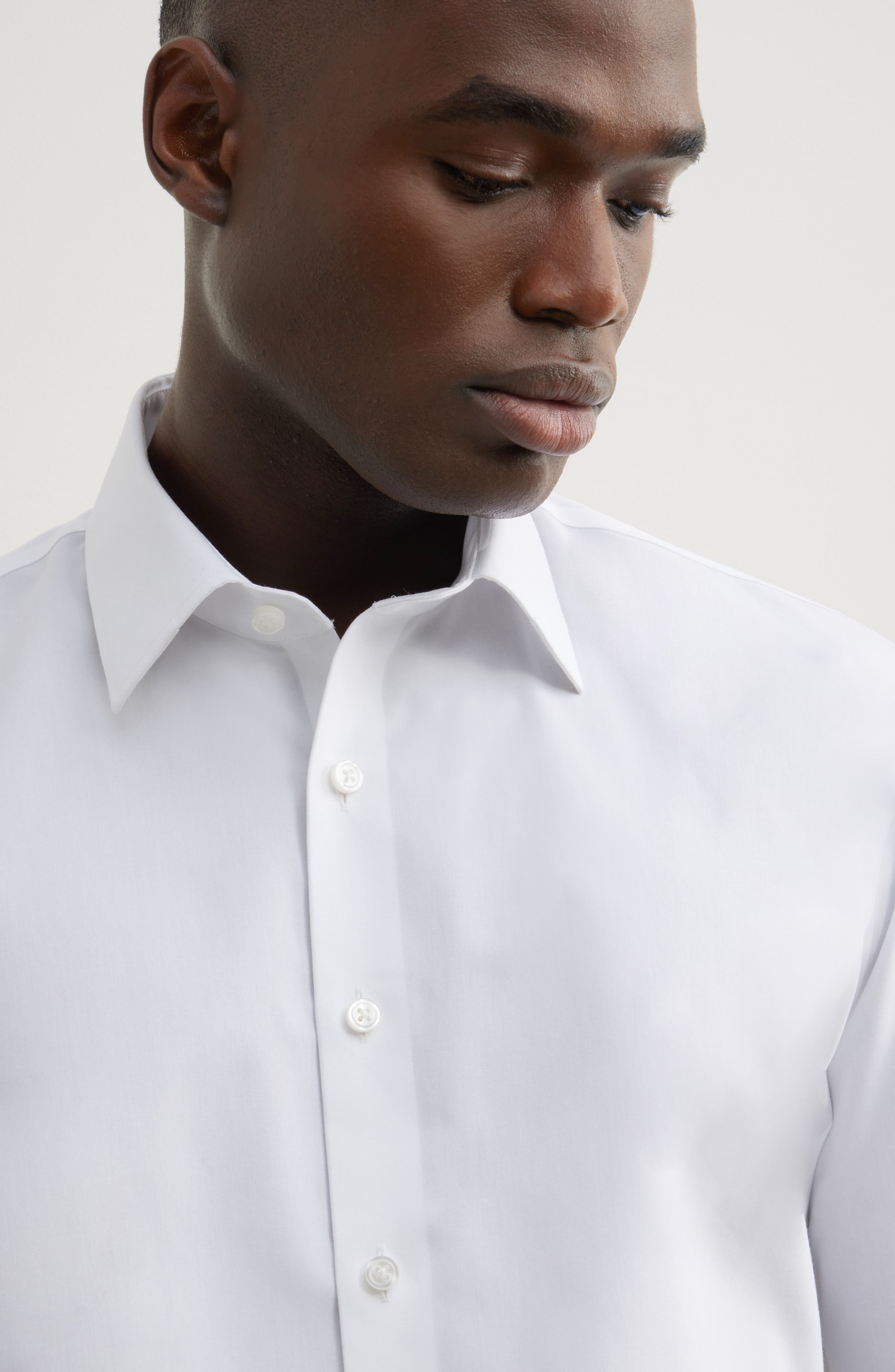nordstrom traditional fit dress shirt Traditional Fit Cotton Oxford Non-Iron Dress Shirt (Men)