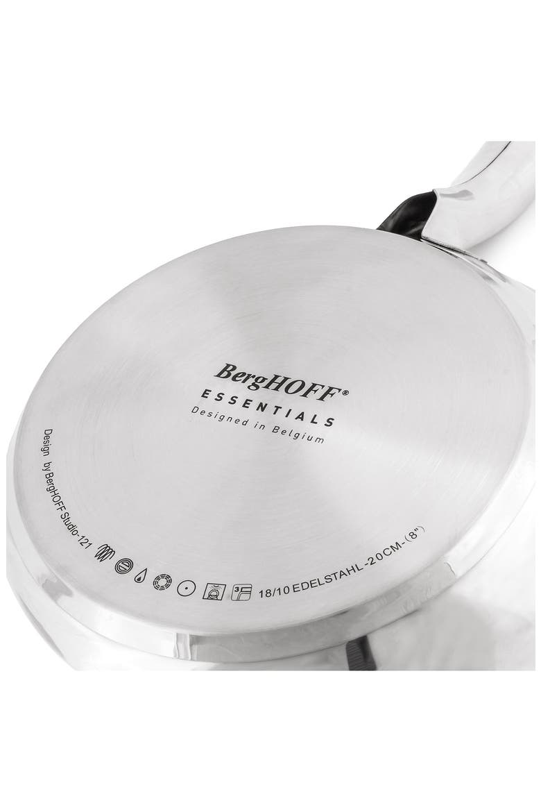 Stainless Steel 8" Frying Pan, Alternate, color, SILVER