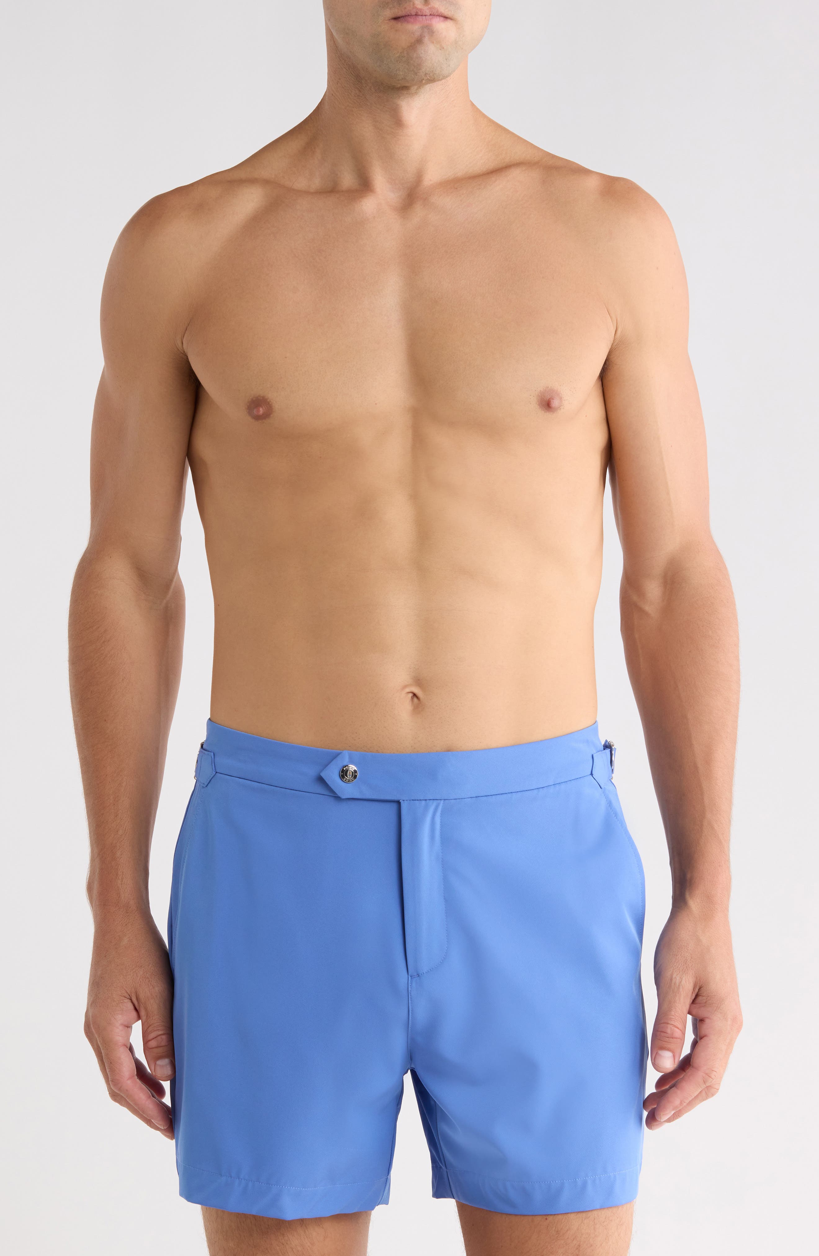 Sun Flat Front Swim Trunks