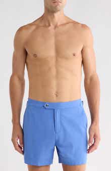 Sun Flat Front Swim Trunks