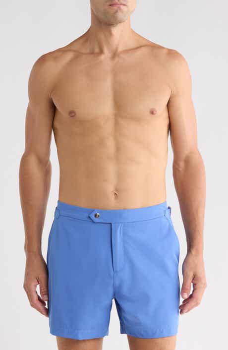 Sun Flat Front Swim Trunks