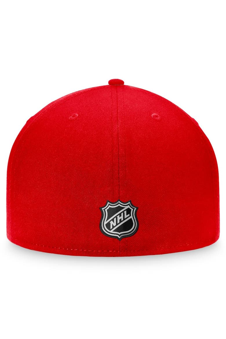 Men's Fanatics Branded Red Ottawa Senators Core Primary Logo Fitted Hat, Alternate, color, Red