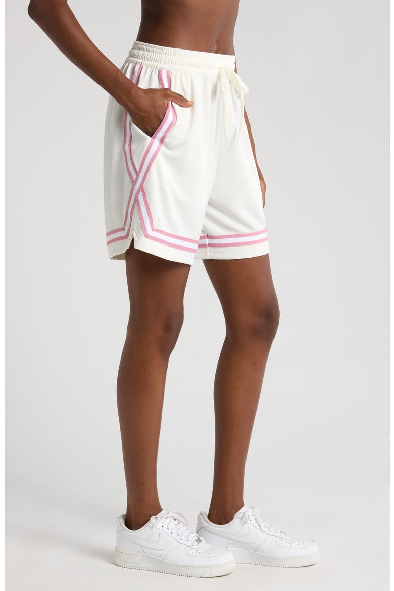 Dri-FIT Crossover Shorts, Alternate, color, SAIL/ SAIL/ ELEMENTAL PINK